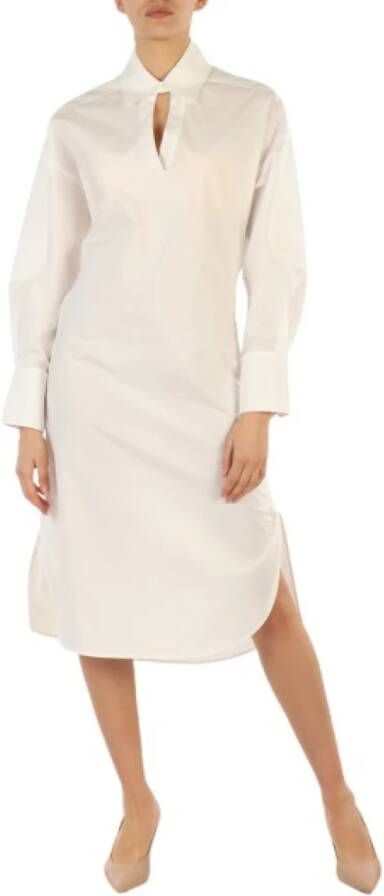 Trussardi Midi Dresses Wit Dames