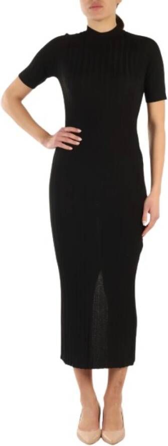 Trussardi Midi Dresses Zwart Dames