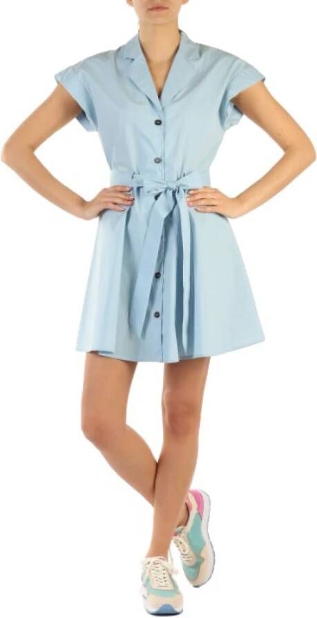 Trussardi Shirt Dresses Blauw Dames