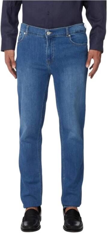 Trussardi Slim-fit Jeans Blauw Heren