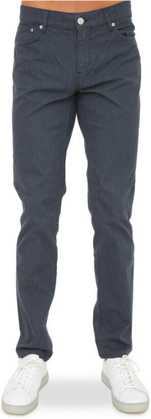 Trussardi Slim-fit Trousers Blauw Heren