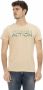 Trussardi Beige Katoenen T-Shirt met Voorkant Print voor Mannen Beige Heren - Thumbnail 1
