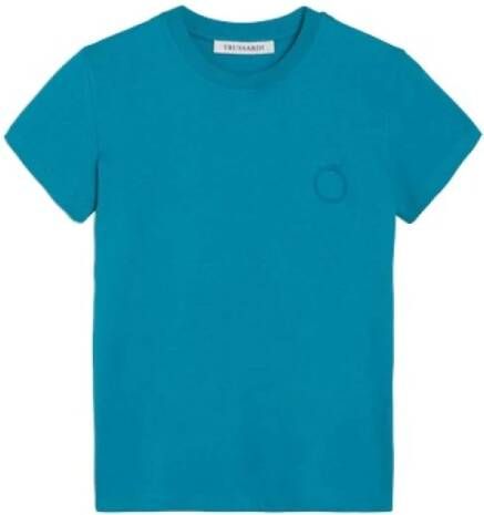 Trussardi T-Shirts Blauw Dames