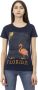 Trussardi Blauw Katoenen T-shirt met Korte Mouwen en Voorkant Print Blue Dames - Thumbnail 1