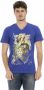 Trussardi Action Grijze Katoenen T-Shirt met Voorkant Print Gray Heren - Thumbnail 1