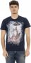 Trussardi Stijlvol Blauw T-shirt met Korte Mouwen Blue Heren - Thumbnail 1