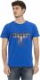 Trussardi Stijlvol Blauw Kortemouw T-shirt Blue Heren - Thumbnail 1