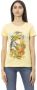 Trussardi Gele Katoenen T-shirt met Voorkant Print Yellow Dames - Thumbnail 1