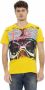 Trussardi Logo Patroon Katoen T-shirt Mannen Yellow Heren - Thumbnail 1