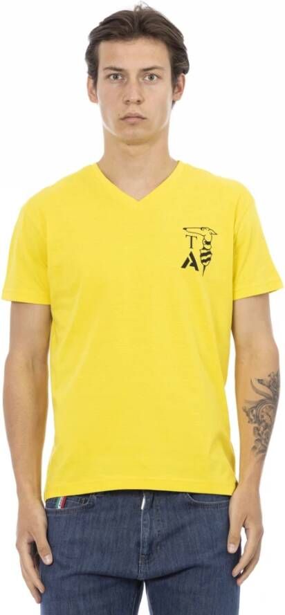 Trussardi T-Shirts Yellow Heren
