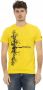 Trussardi Zonnige Dag Casual Chic Katoenen T-Shirt Yellow Heren - Thumbnail 1