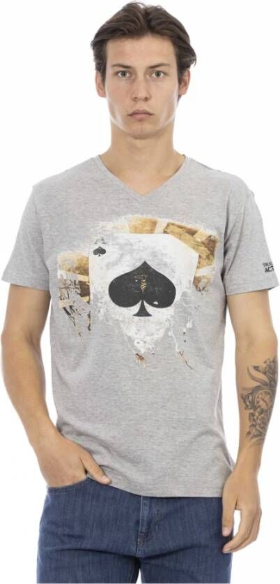 Trussardi T-Shirts Grijs Heren