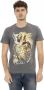 Trussardi Witte katoenen T-shirt met voorprint White Heren - Thumbnail 3