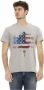 Trussardi Grijs T-shirt met korte mouwen en ronde hals Gray Heren - Thumbnail 1