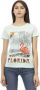 Trussardi Lichtblauw Katoenen T-shirt met Voorkant Print Blue Dames - Thumbnail 1