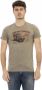 Trussardi Smaragd Tinten Katoenmix T-shirt Green Heren - Thumbnail 1