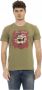 Trussardi Casual T-shirt met ronde hals Green Heren - Thumbnail 1