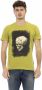 Trussardi Groen Katoenen T-Shirt met Voorkant Print Green Heren - Thumbnail 1