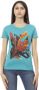 Trussardi Casual Ronde Hals T-Shirt Front Print Blue Dames - Thumbnail 1