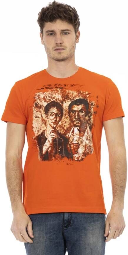 Trussardi T-Shirts Oranje Heren