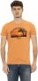 Trussardi Oranje Katoenen T-Shirt voor Heren Orange Heren - Thumbnail 1