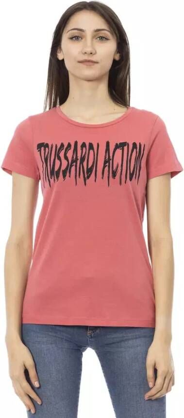 Trussardi T-Shirts Roze Dames