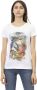 Trussardi Katoenen T-shirt met Korte Mouwen en Voorkant Print White Dames - Thumbnail 1