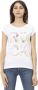 Trussardi Elegant wit T-shirt met frontprint detail White Dames - Thumbnail 1