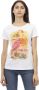 Trussardi Dames T-shirt met print op de voorkant White Dames - Thumbnail 1