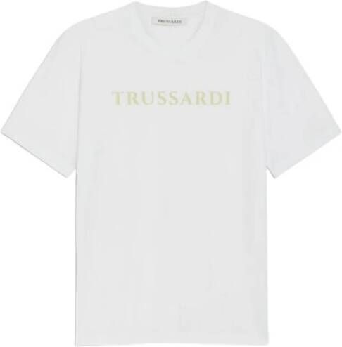 Trussardi T-Shirts White Heren