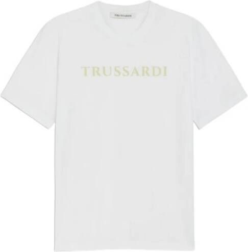 Trussardi T-Shirts Wit Heren