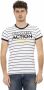 Trussardi Eenvoudig wit T-shirt met opvallende print White Heren - Thumbnail 1