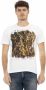 Trussardi Wit Katoenen T-Shirt met Voorkant Print White Heren - Thumbnail 1