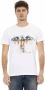 Trussardi Artistiek Wit T-shirt Elegant Frontprint White Heren - Thumbnail 1