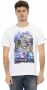 Trussardi Elegante witte katoenmix tee voor mannen White Heren - Thumbnail 1