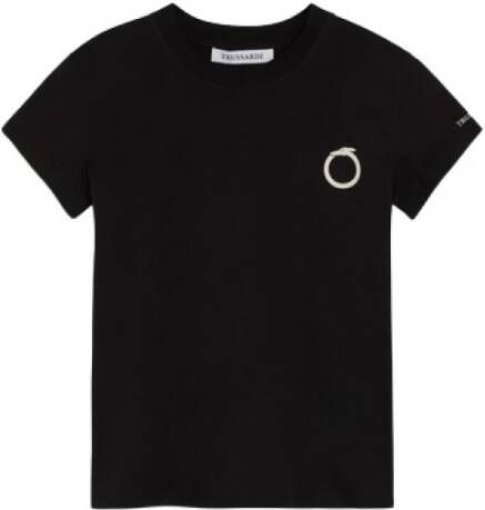 Trussardi T-Shirts Zwart Dames