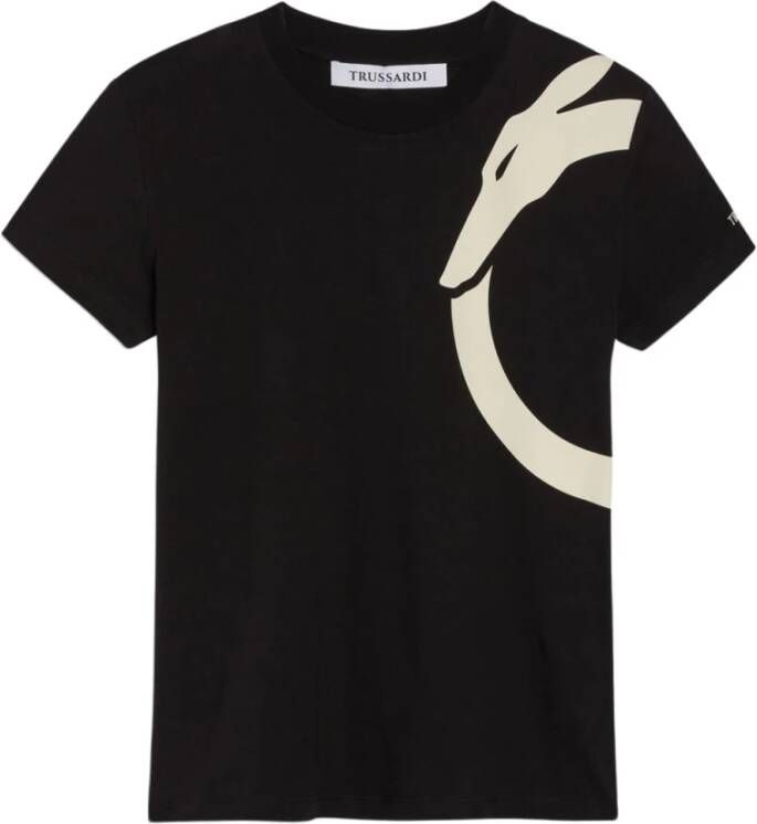 Trussardi T-Shirts Zwart Dames