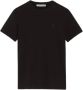Trussardi Greyhound Borduurwerk Katoen Stretch T-Shirt Zwart Heren - Thumbnail 1