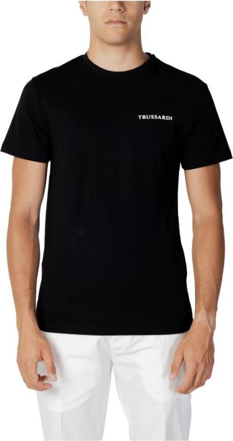 Trussardi T-Shirts Zwart Heren