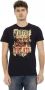 Trussardi Zwart Katoenmix T-shirt met Frontprint Black Heren - Thumbnail 1
