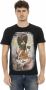 Trussardi Zwart katoenen T-shirt met korte mouwen Black Heren - Thumbnail 1