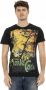 Trussardi Action Zwart Katoenen T-Shirt Korte Mouw Ronde Hals Voorprint Black Heren - Thumbnail 1