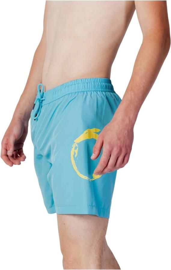 Trussardi Heren Zwemkleding Lichtblauw met Print Blue Heren - Foto 3