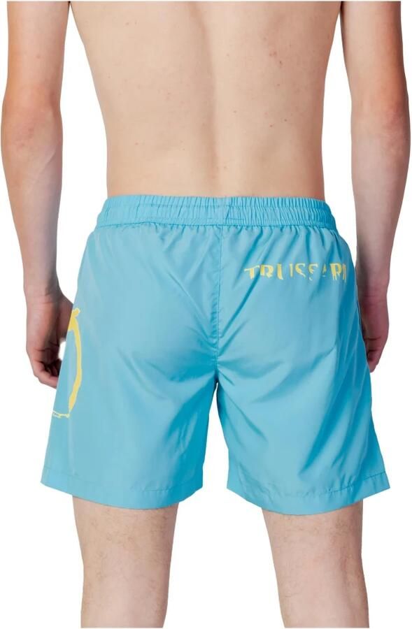 Trussardi Heren Zwemkleding Lichtblauw met Print Blue Heren - Foto 2