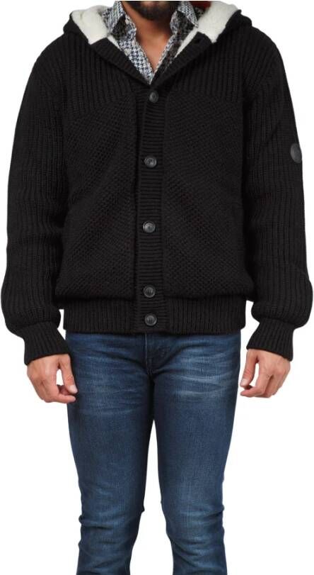 Trussardi Winter Jackets Zwart Heren