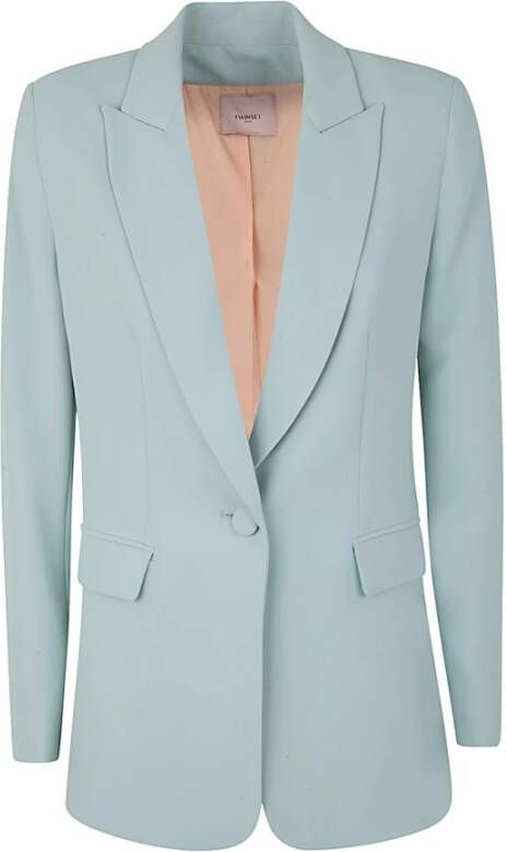 Twinset Blazerjas Blauw Dames