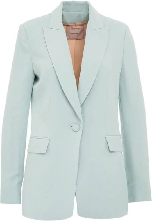 Twinset Blazerjas Blauw Dames