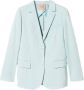 Twinset Linnen Blazer Agave Slim Fit Blue Dames - Thumbnail 1