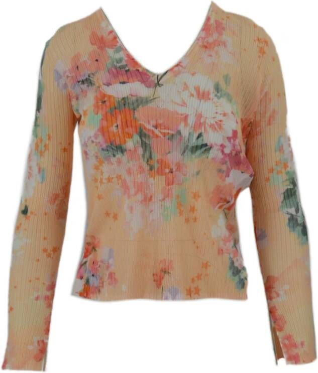 Twinset Long Sleeve Tops Oranje Dames