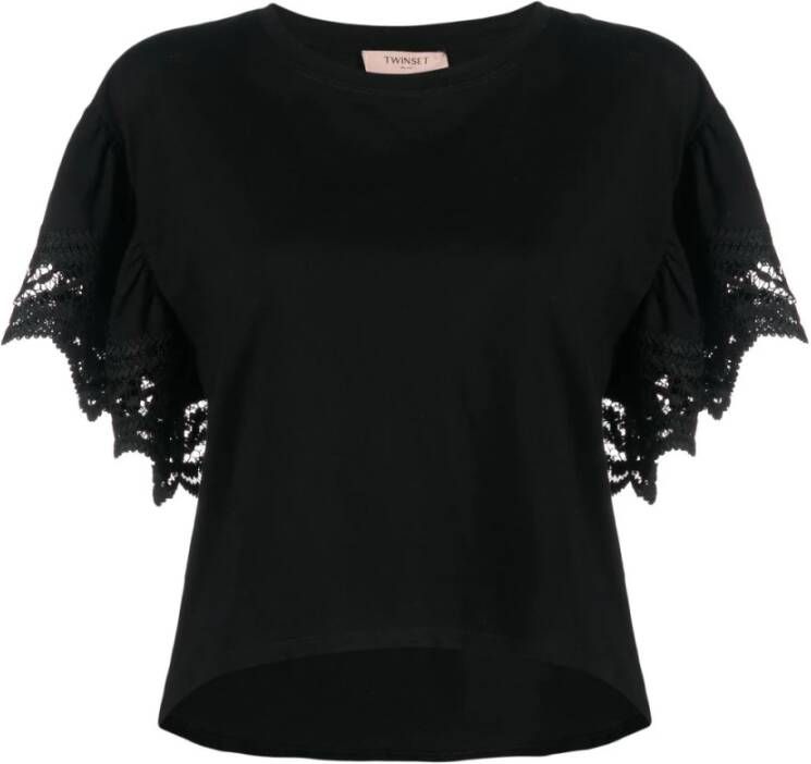 TWINSET MILANO Dames Tops & T-shirts Knitted Blouse Zwart